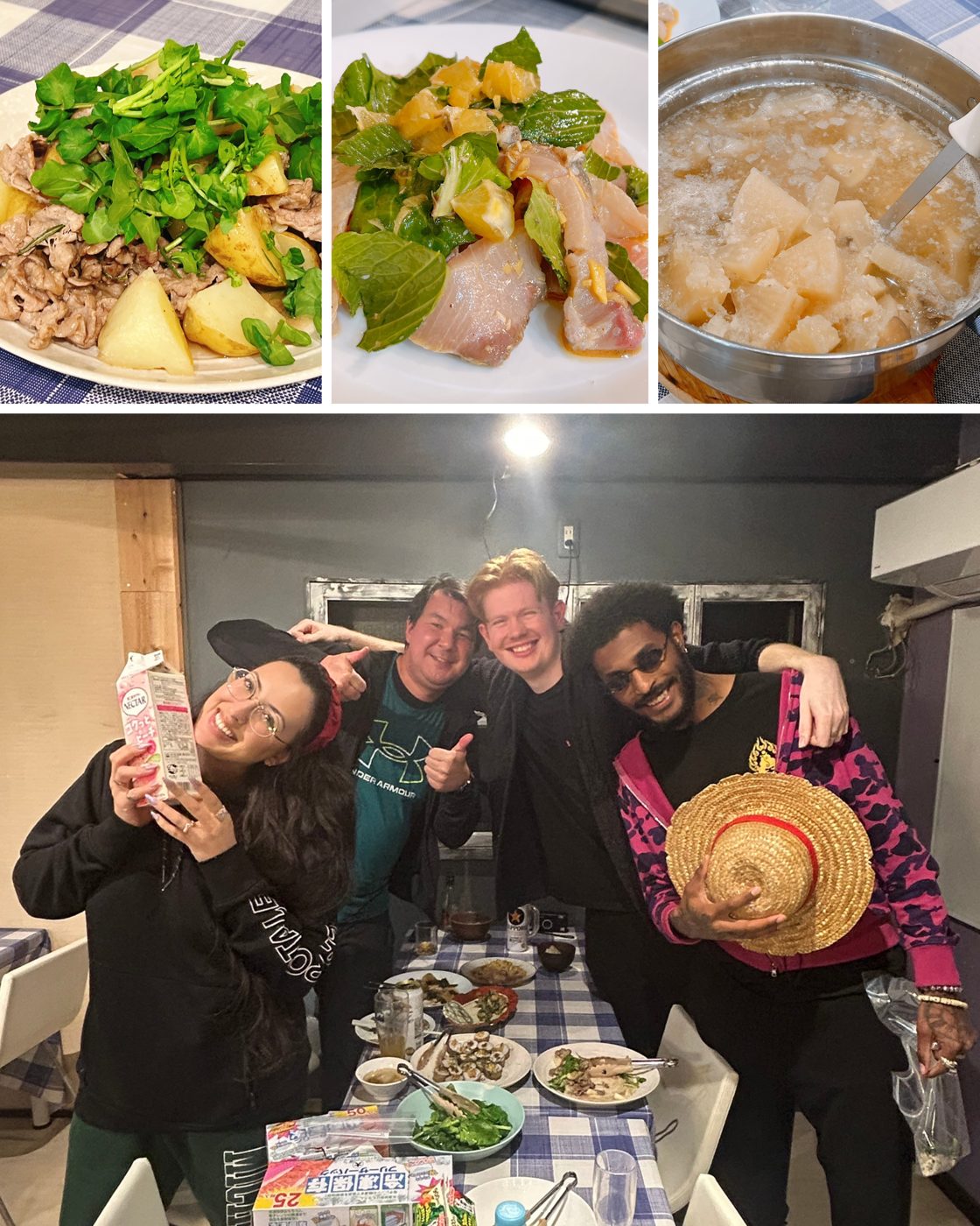 Home-cooked dishes from a Wednesday dinner